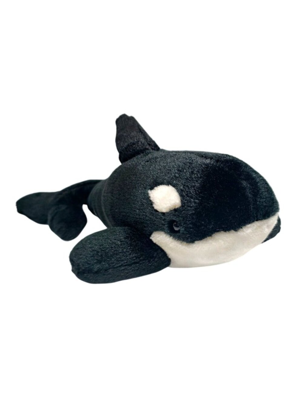 SeaWorld Shamu Orca Killer Whale Plush 15.5" Animal Black White Ocean Maurine